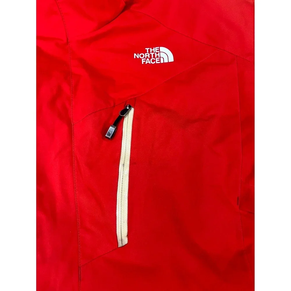 The North Face Hyvent Insulated Ski Jacket Mens XL Red Hiking Outdoor Full Zip